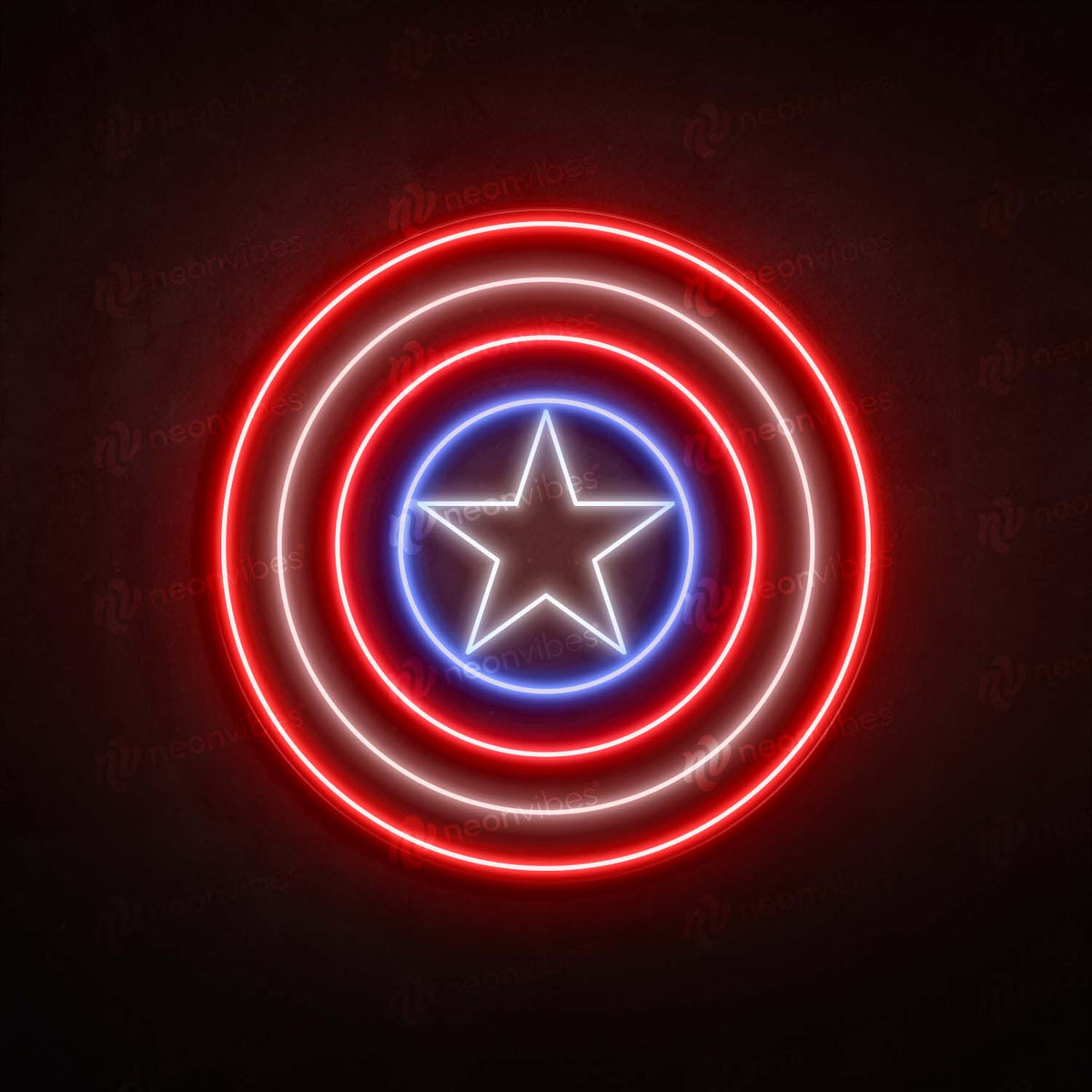 Captain America neon sign