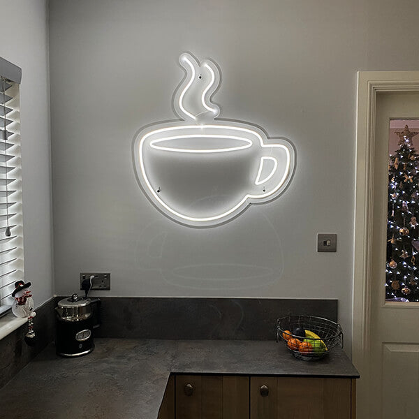 Coffee Cup neon sign