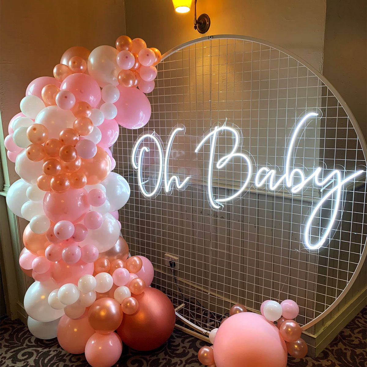 Oh Baby neon sign