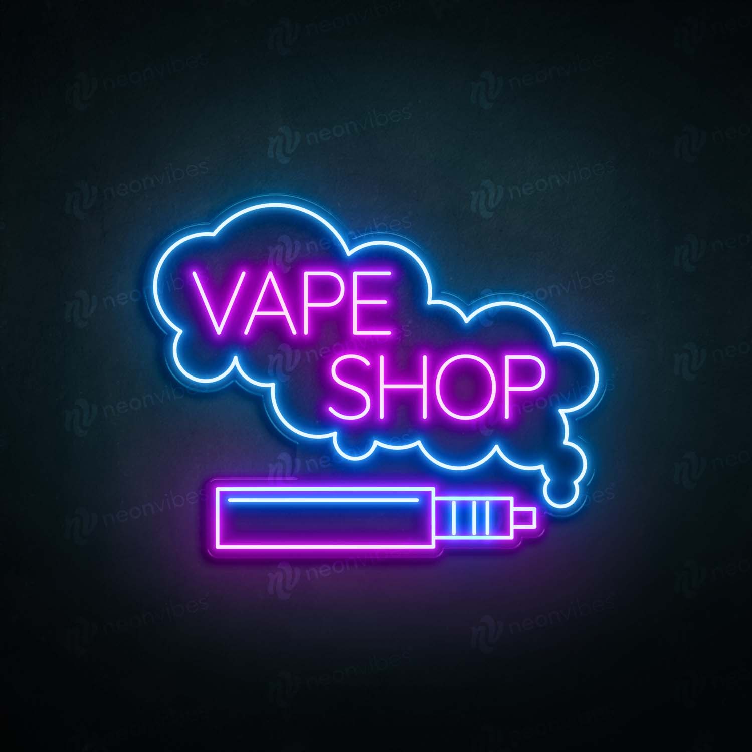 Vape Shop V1 neon sign