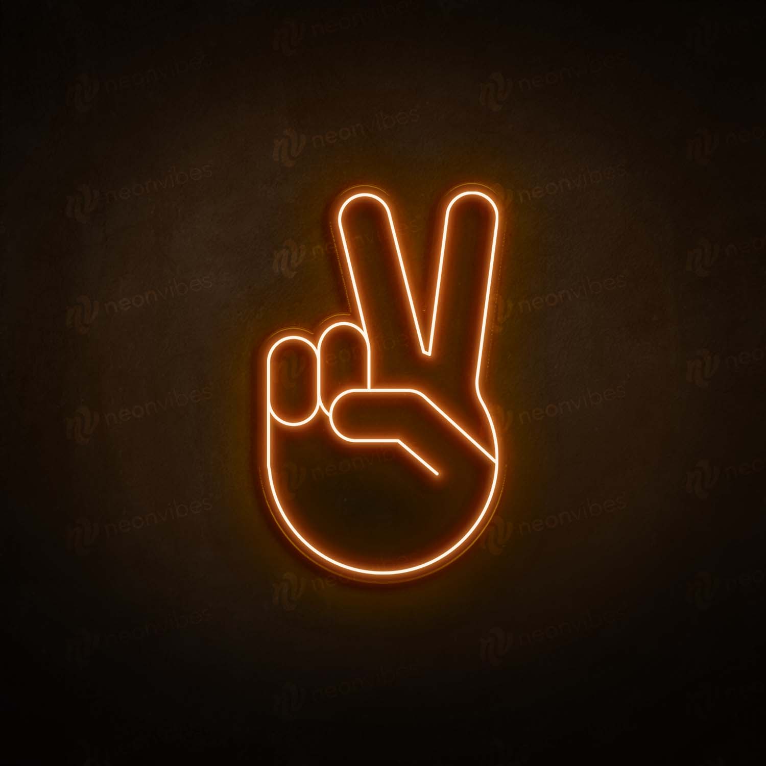 Peace neon sign