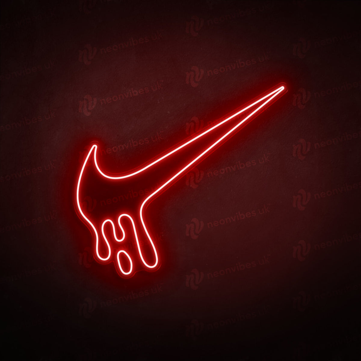 Dripping Nike Tick neon sign