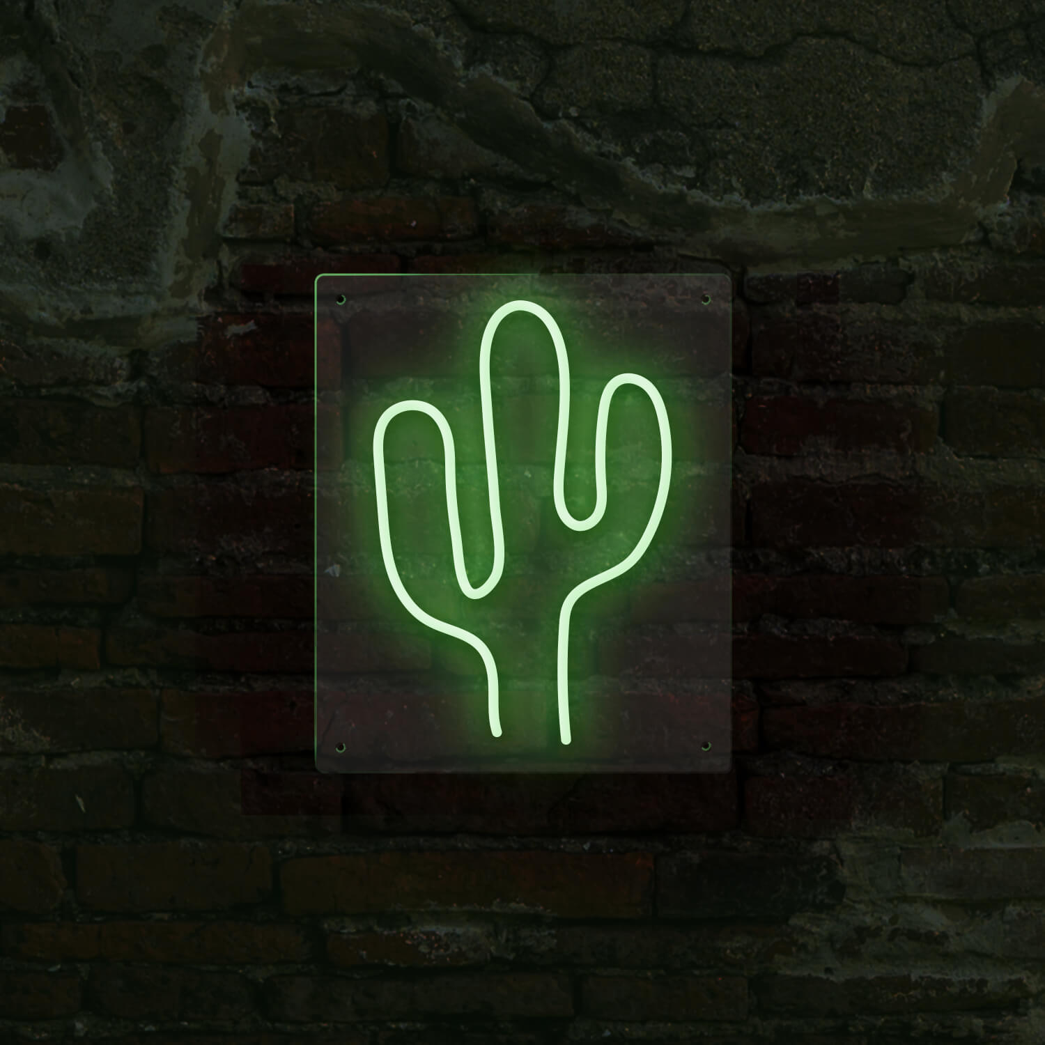 Cactus neon sign