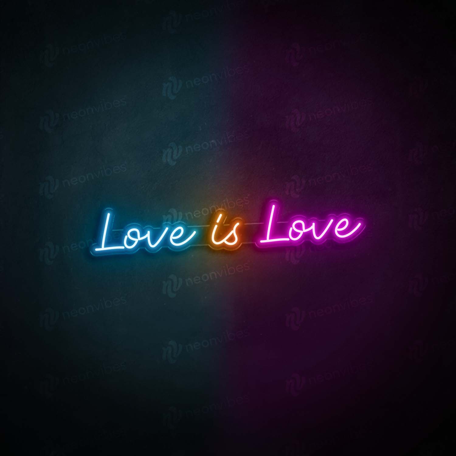 Love is love neon sign