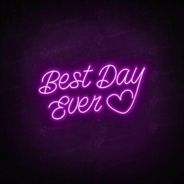 Best Day Ever neon sign Neon Vibes® neon signs