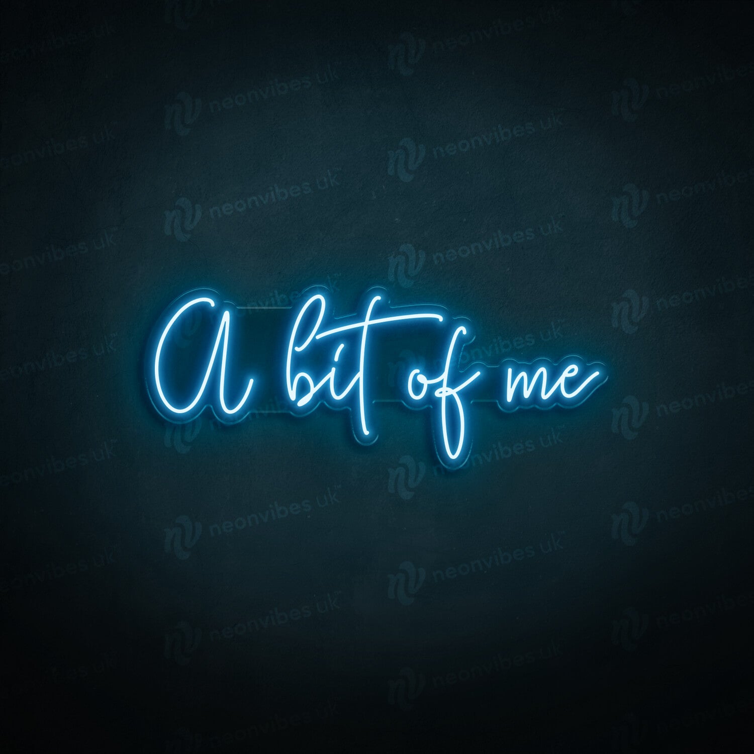 A bit of me neon sign