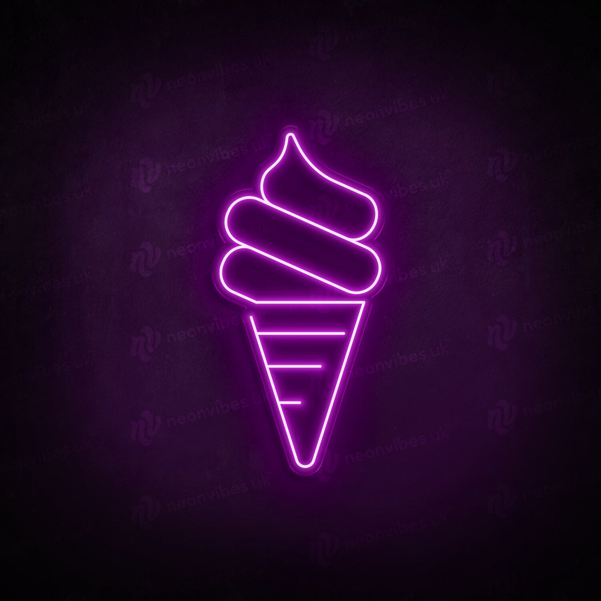 Ice Cream Cone neon sign