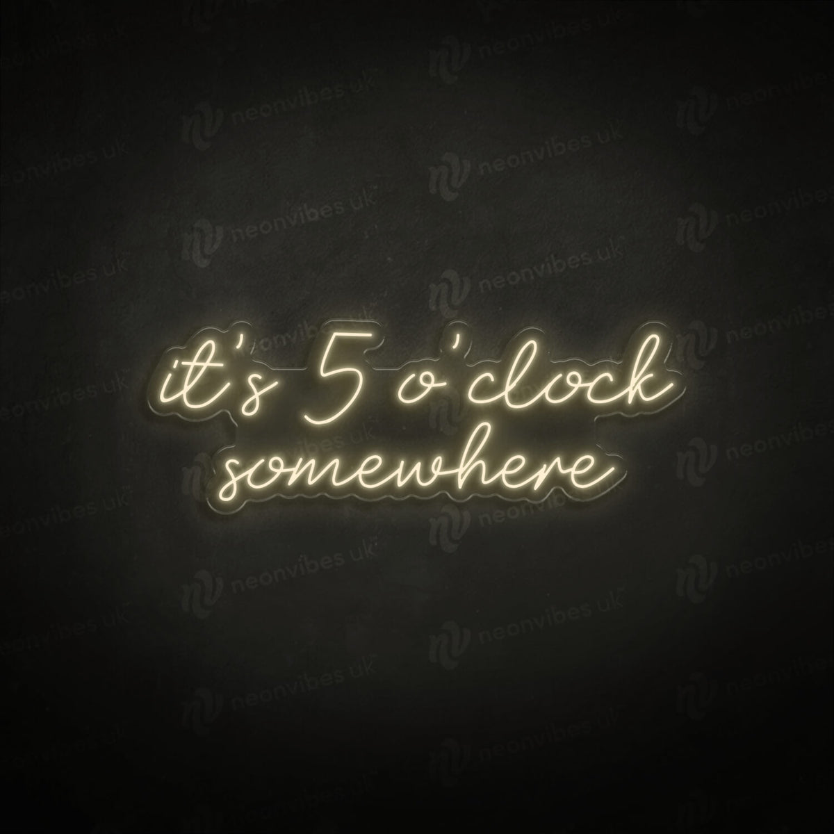 It's 5 O'clock Somewhere neon sign
