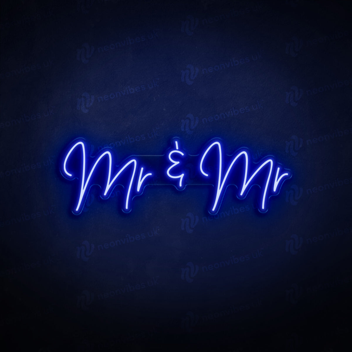 Mr & Mr neon sign