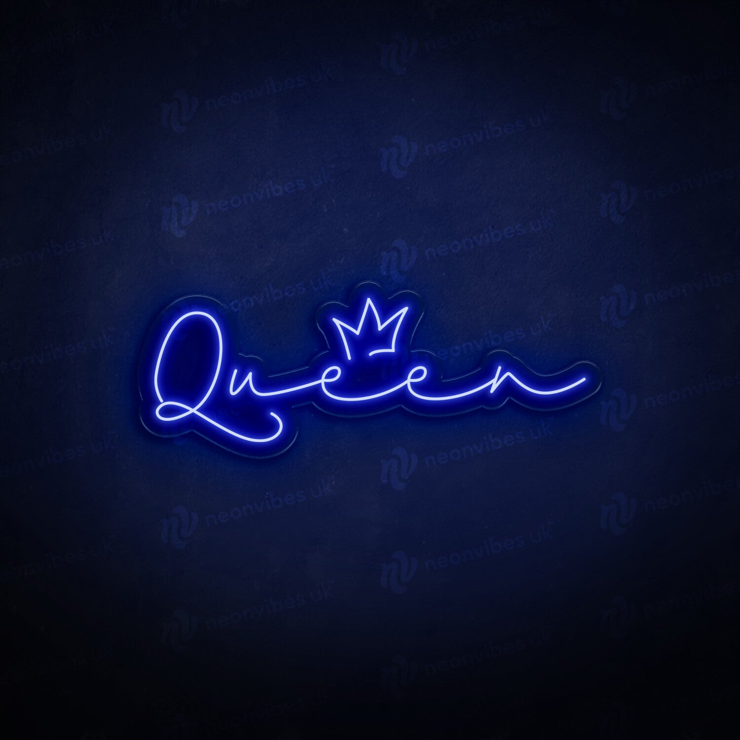 Queen & Crown neon sign