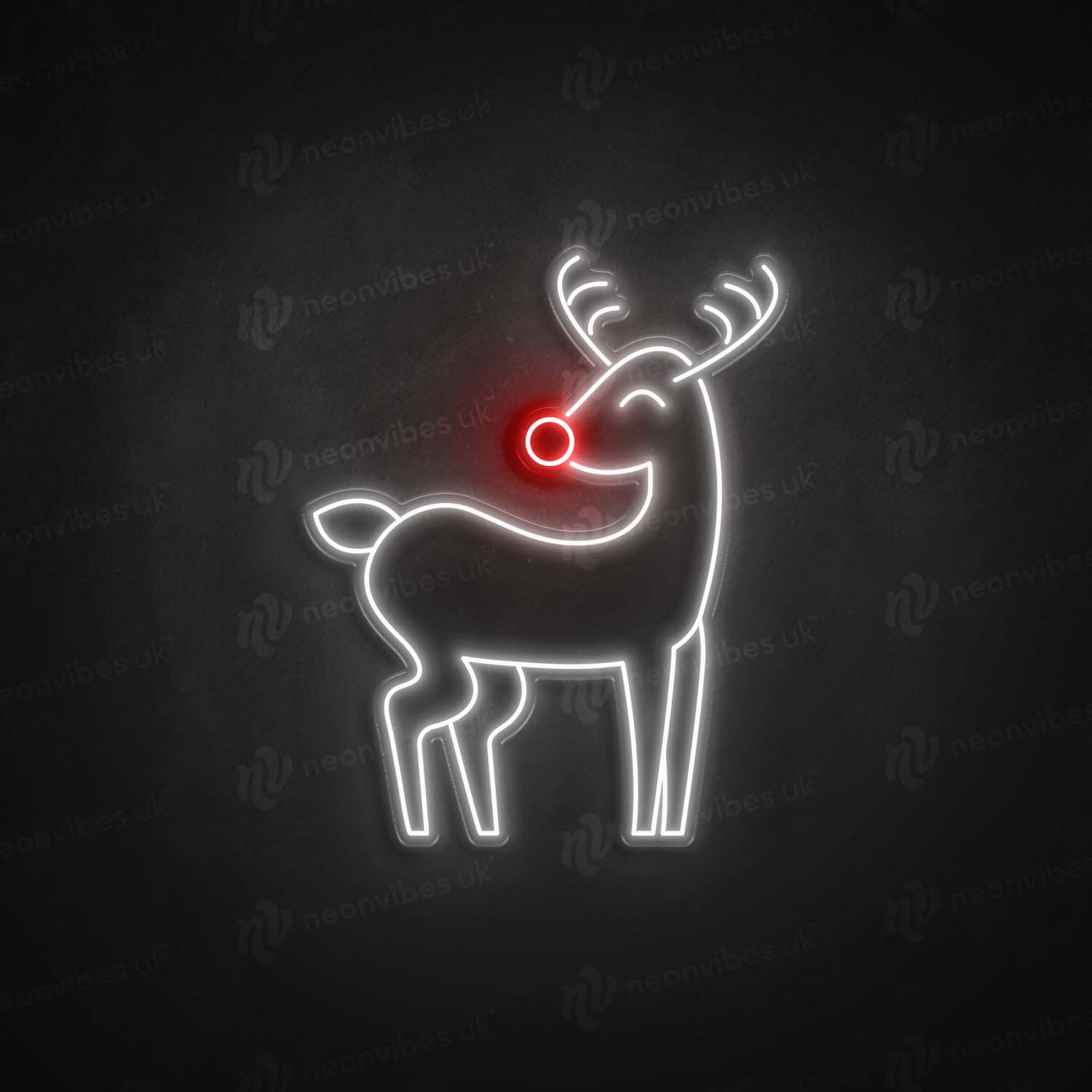 Rudolph neon sign