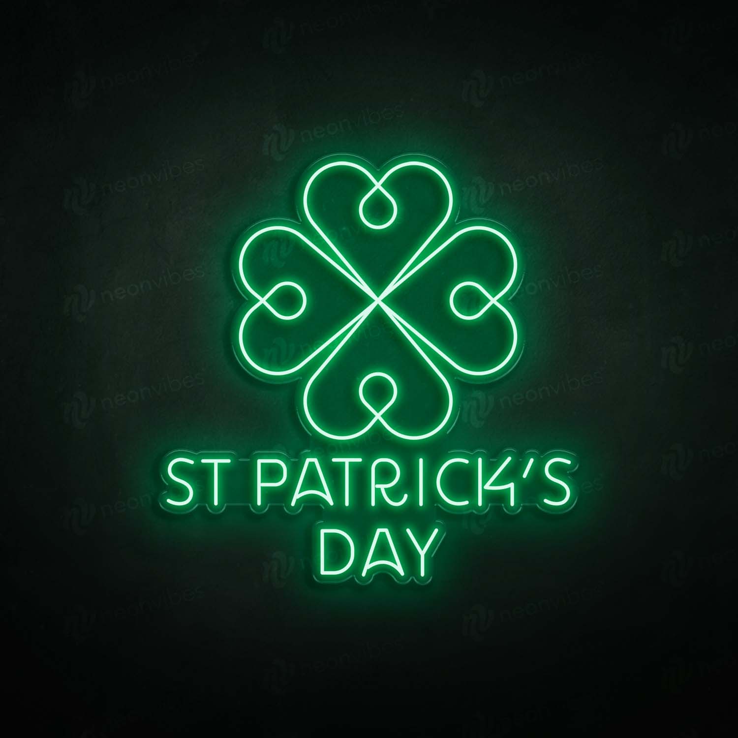 St Patricks Day neon sign