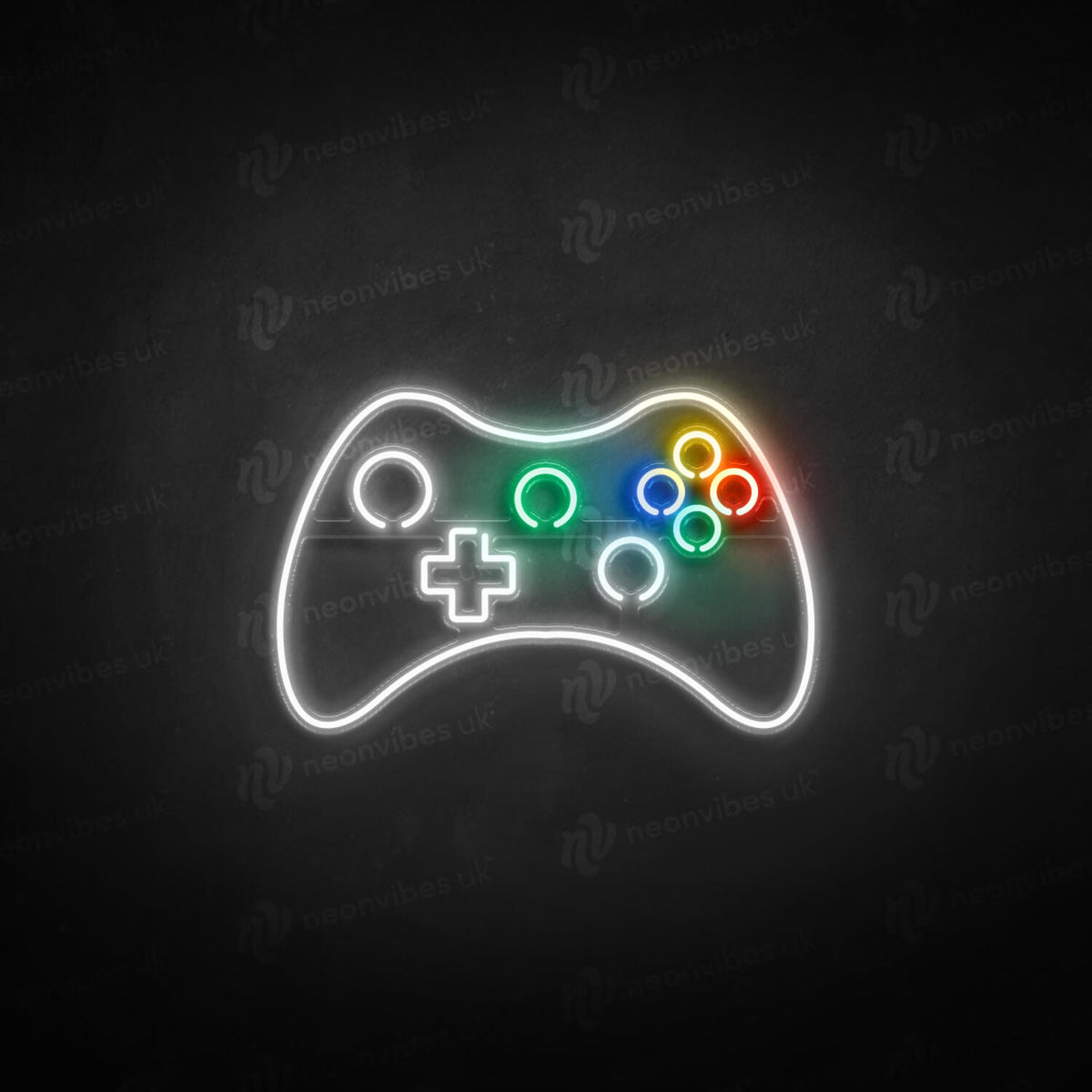 Xbox controller neon sign