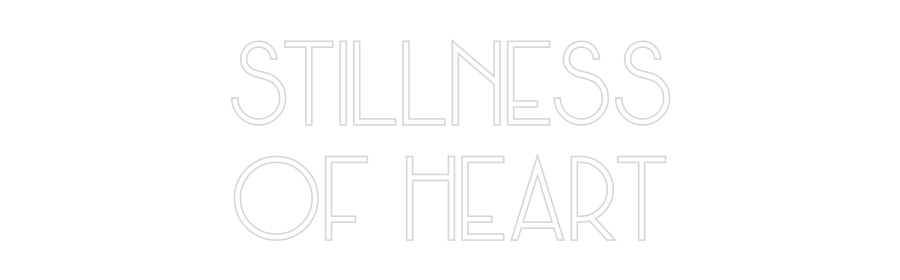 Custom Neon: Stillness
of...
