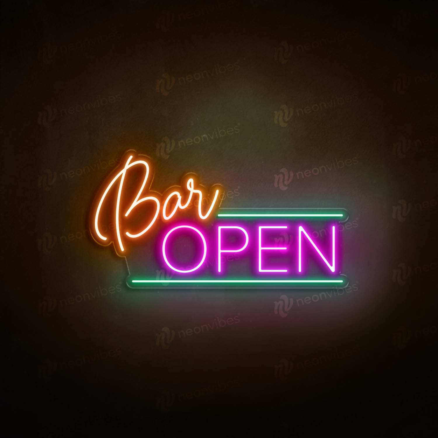 Bar Open V3 neon sign