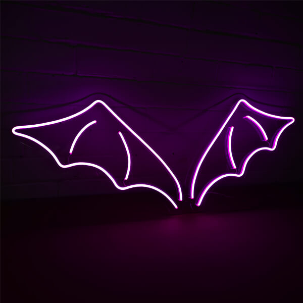 Bat Wings neon sign