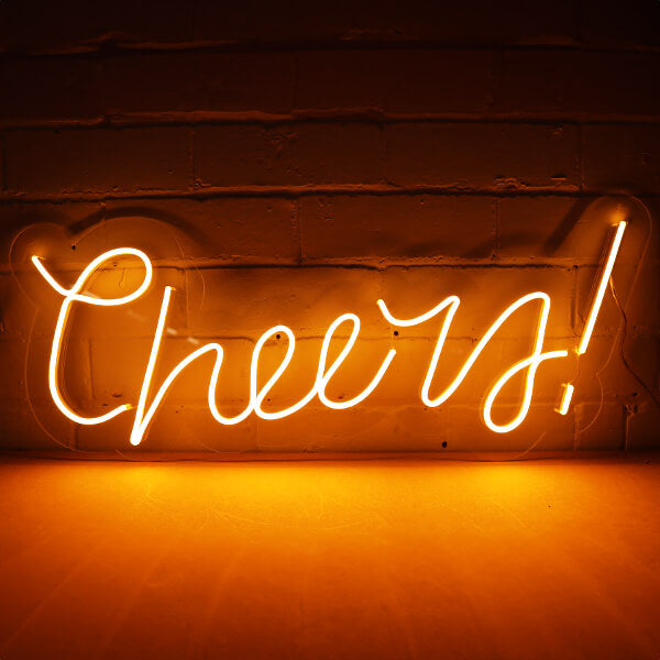 Cheers neon sign