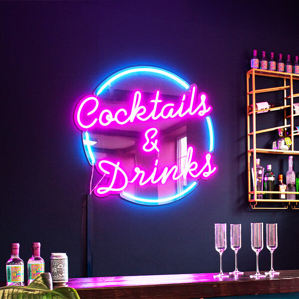Cocktails And Drinks neon signs