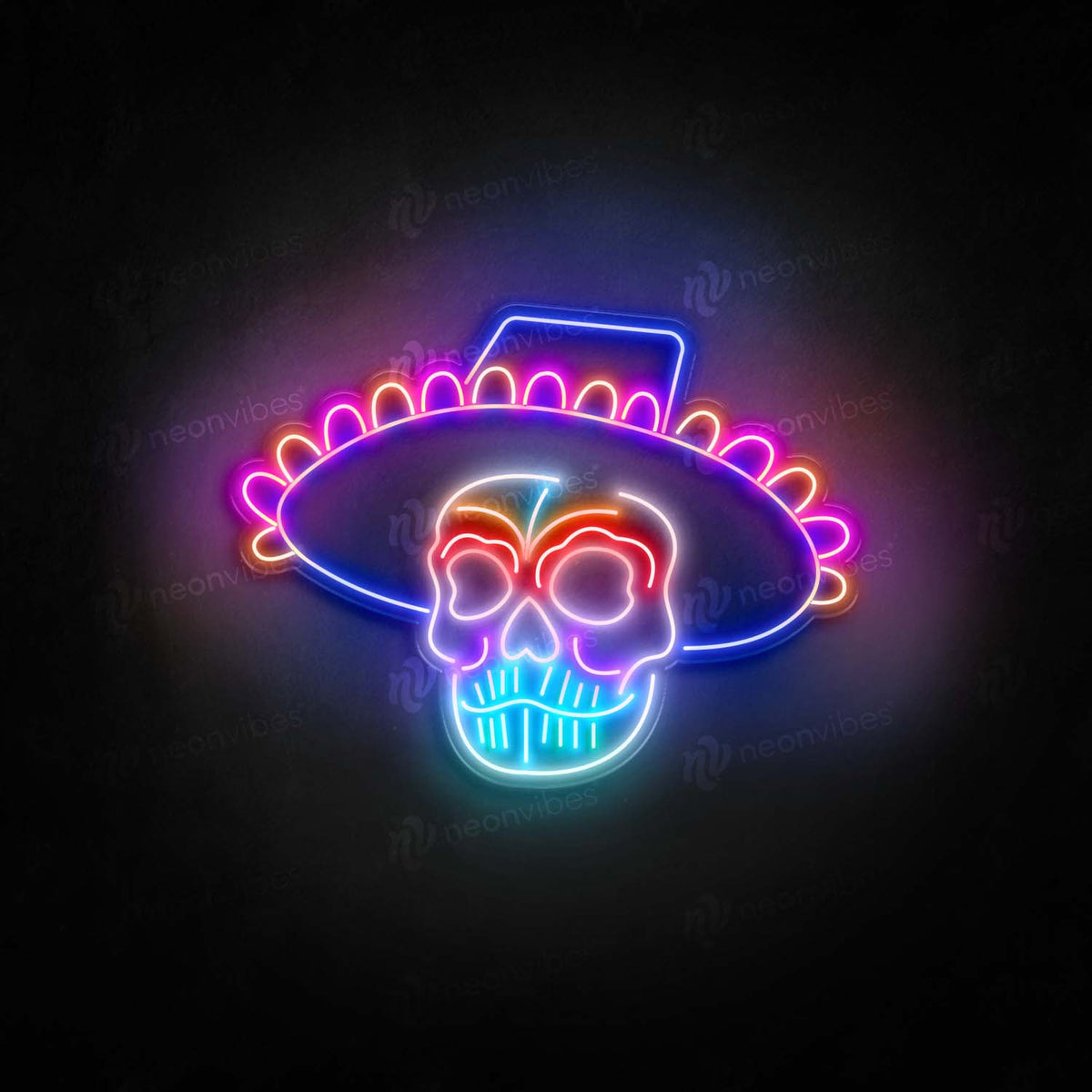 DOTD Face neon sign