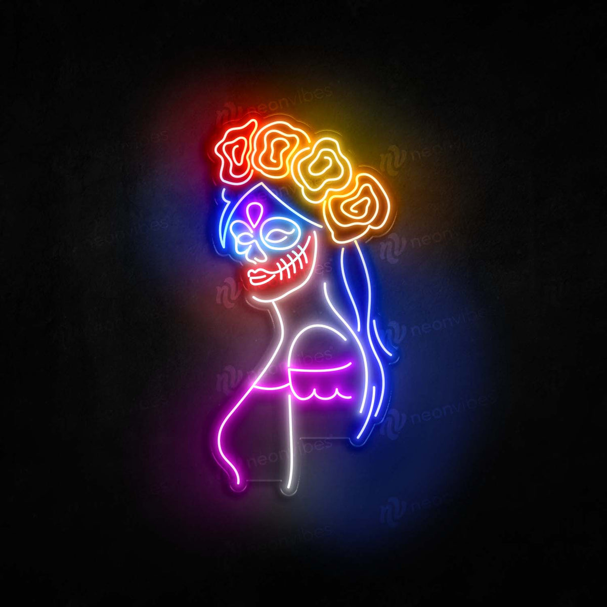 DOTD Lady neon sign