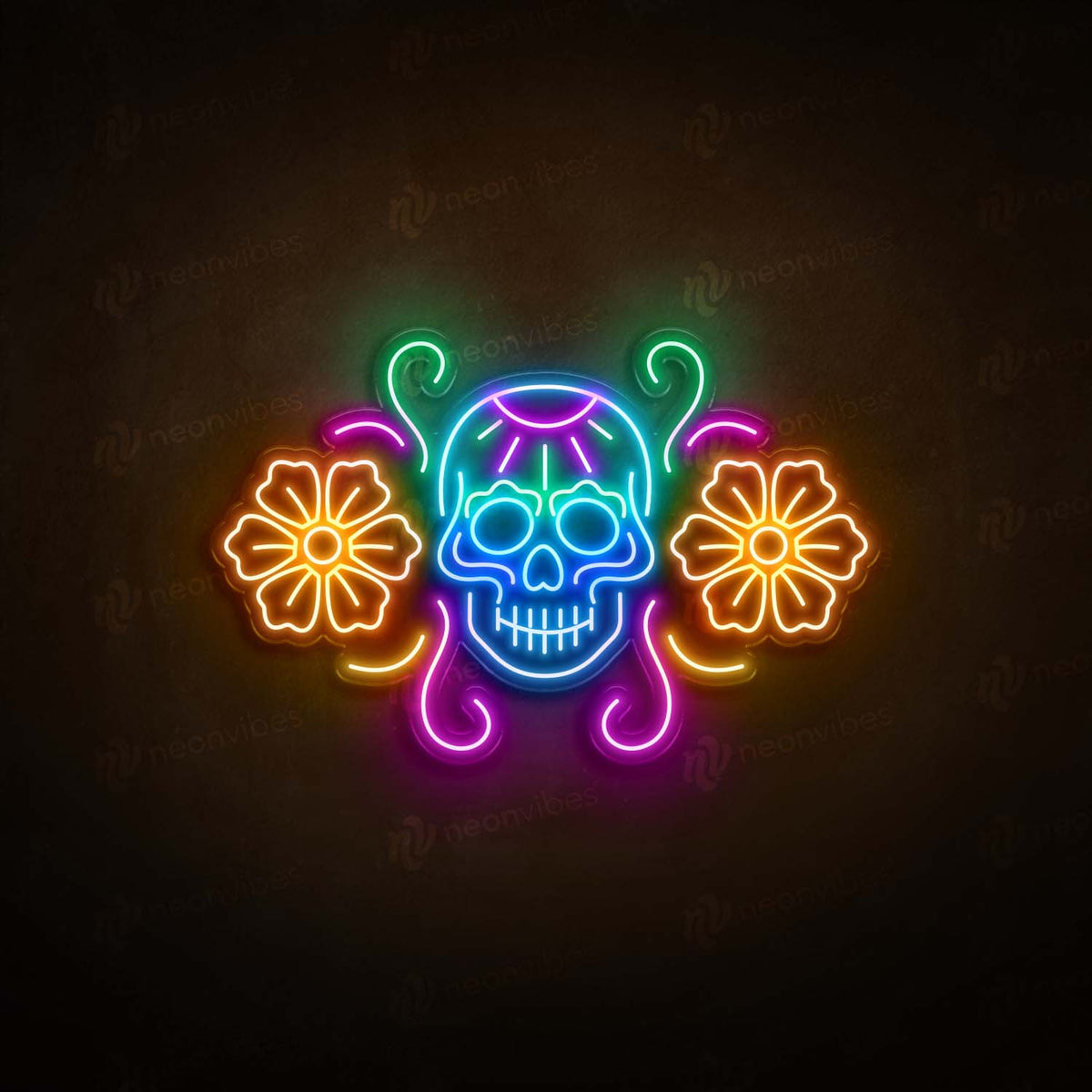 Day Of The Dead neon sign
