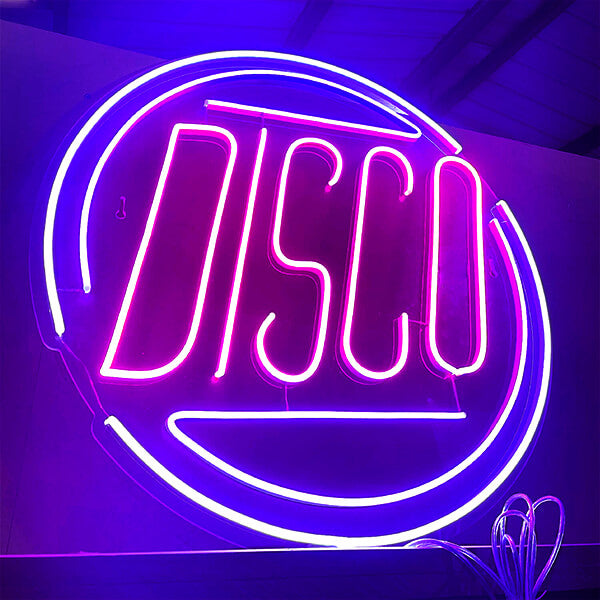 Disco neon sign