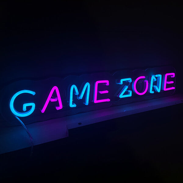 Game Zone neon sign