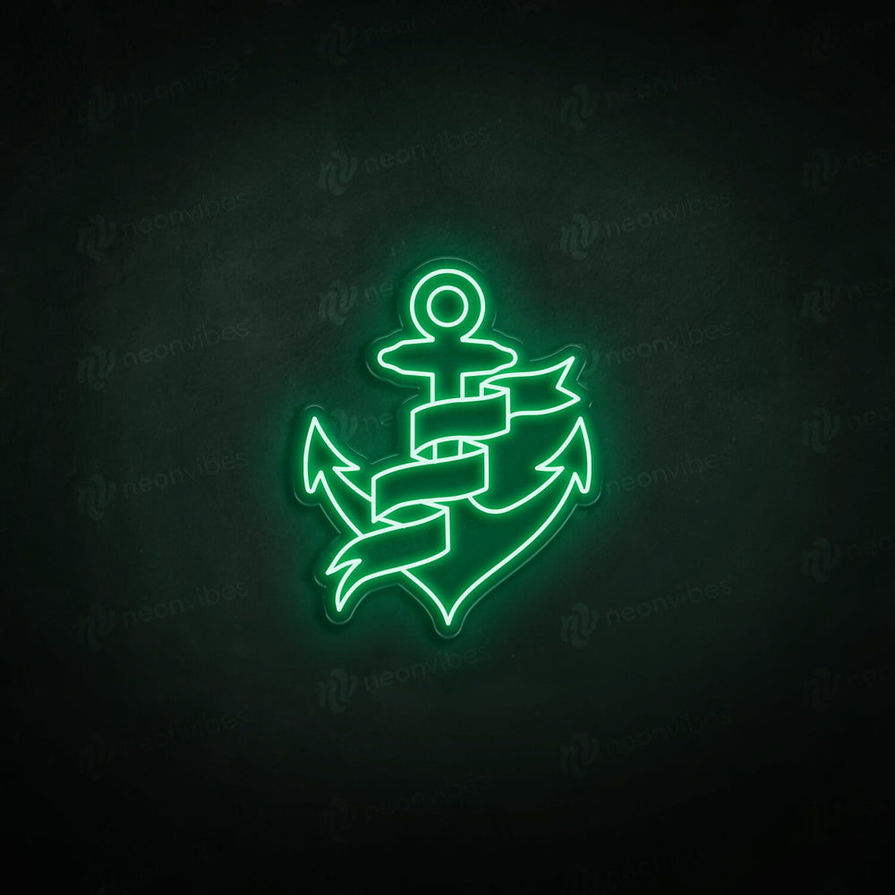 Ship Anchor neon sign