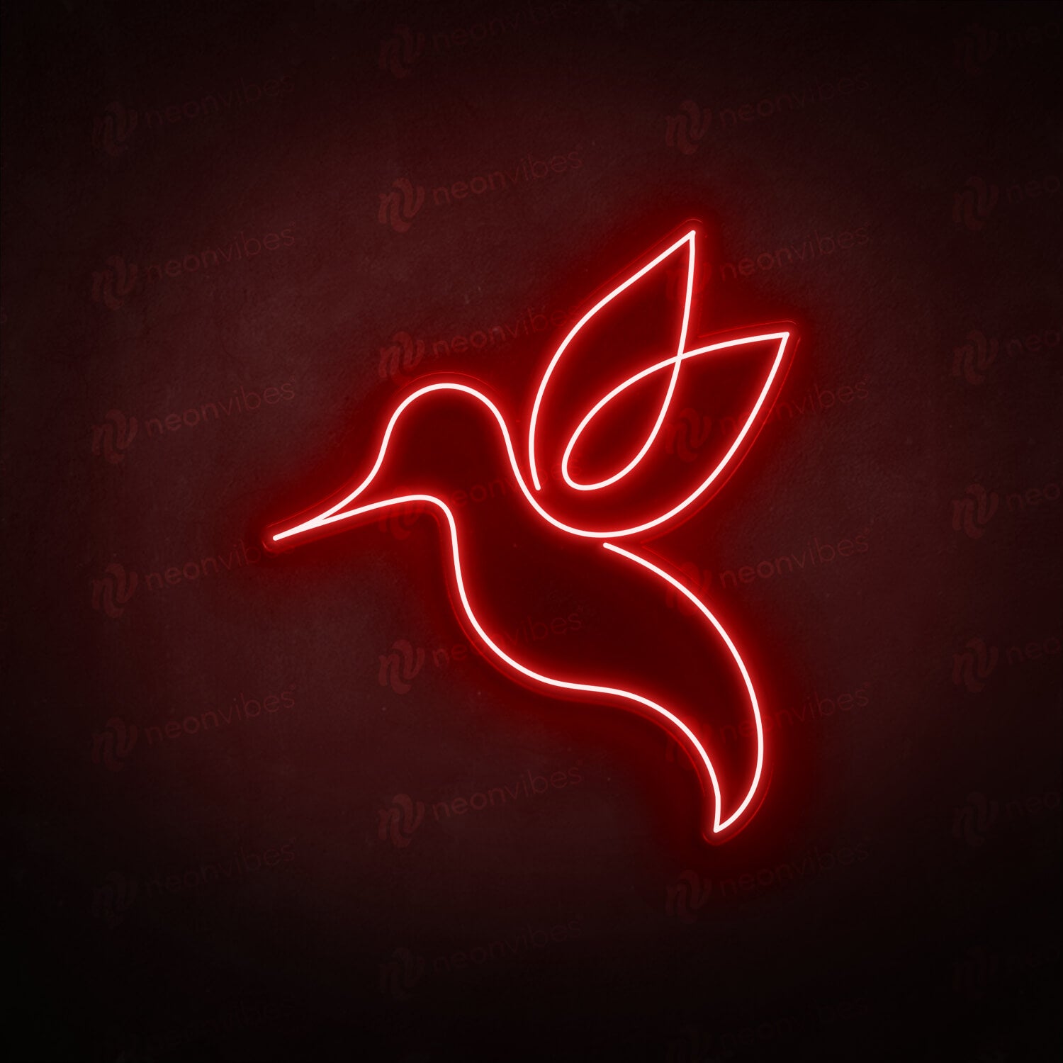 Neon Hummingbird Sign Hummingbird - V2 neon sign - Neon Vibes® neon signs