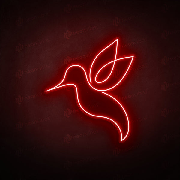 Hummingbird - V2 neon sign - Neon Vibes® neon signs