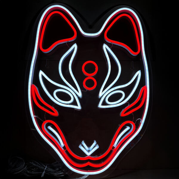 Kitsune Mask neon sign