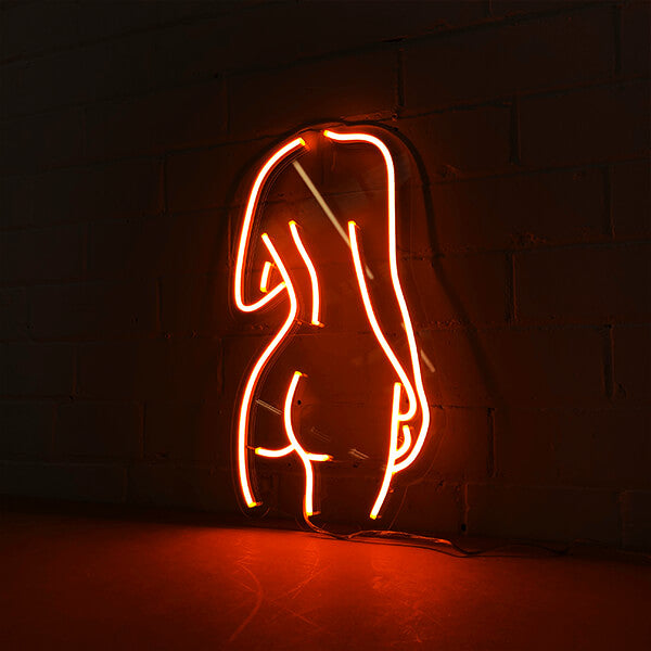 Lady neon sign