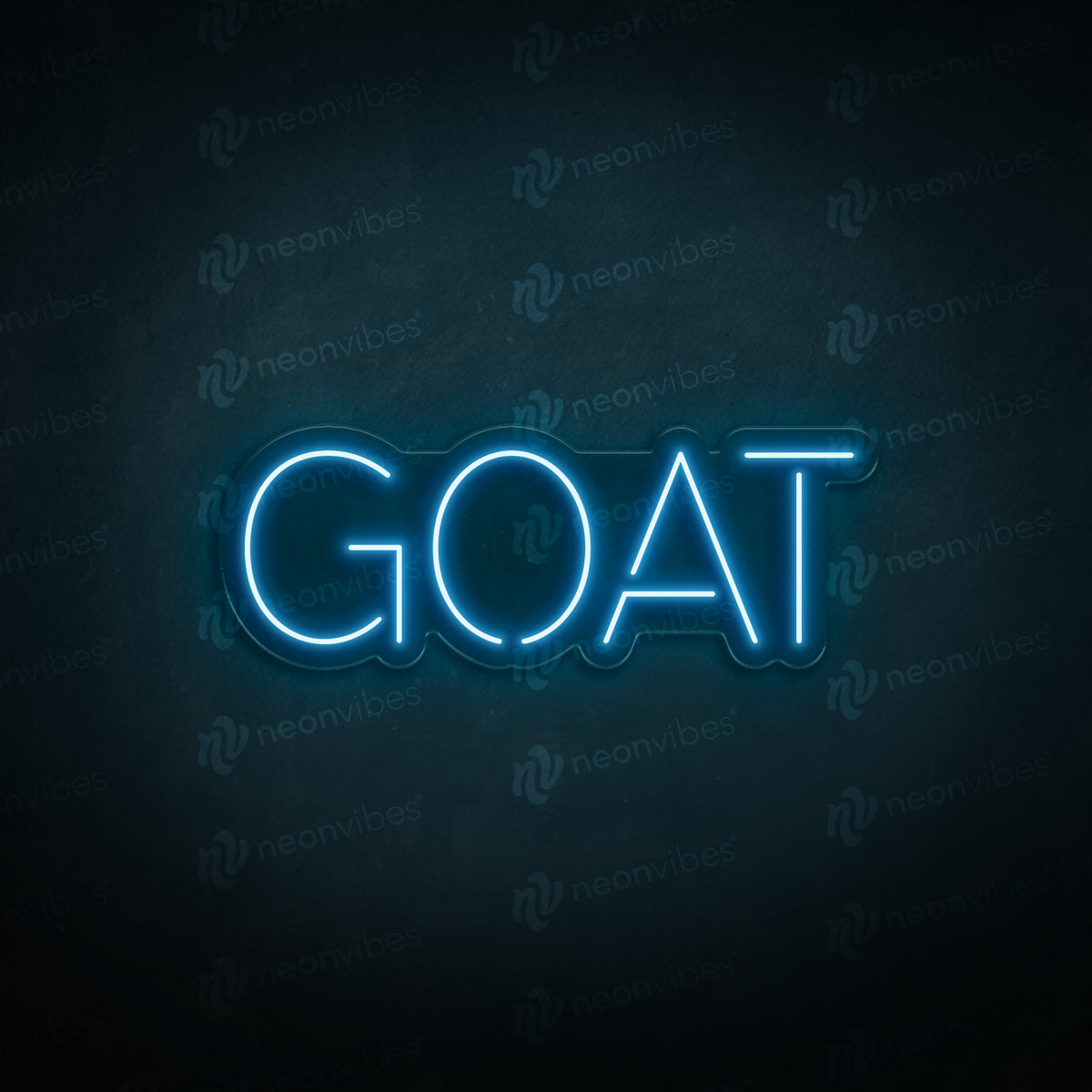 LED Neon GOAT sign