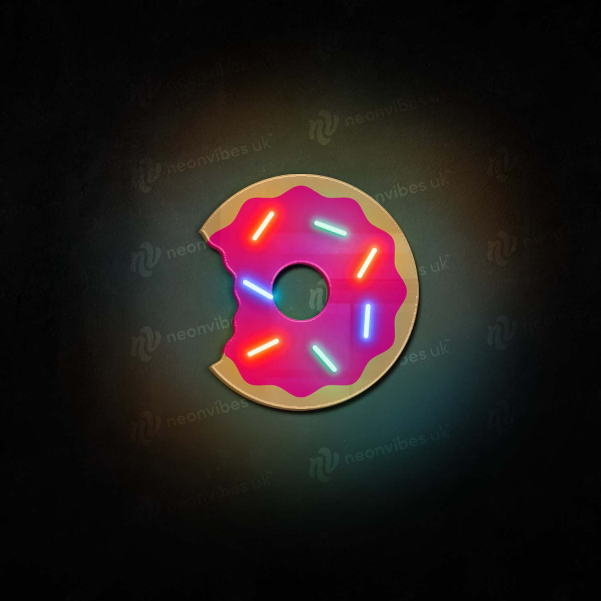 Donut neon sign