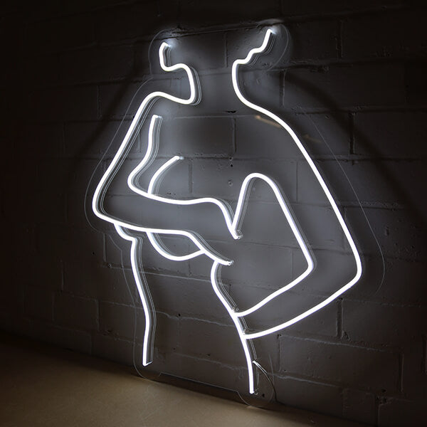Naked Pose neon sign