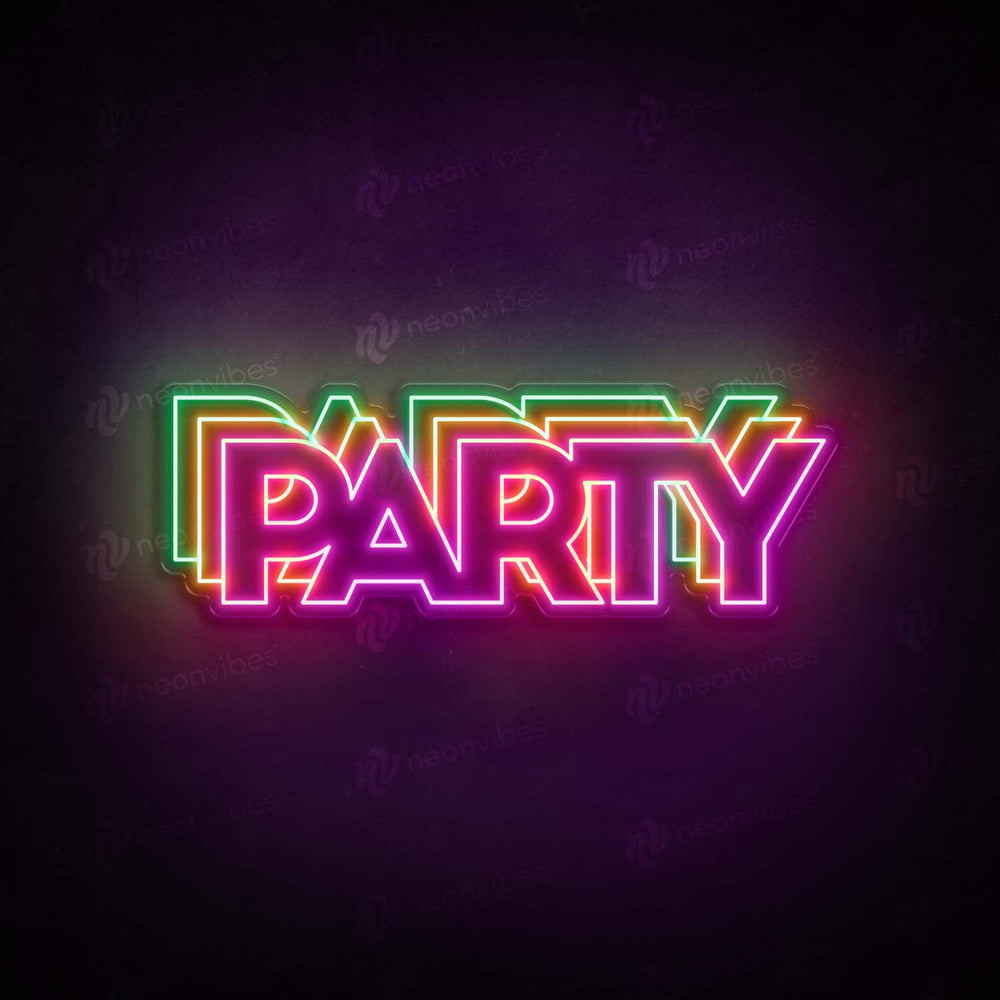 Party Infinity neon sign