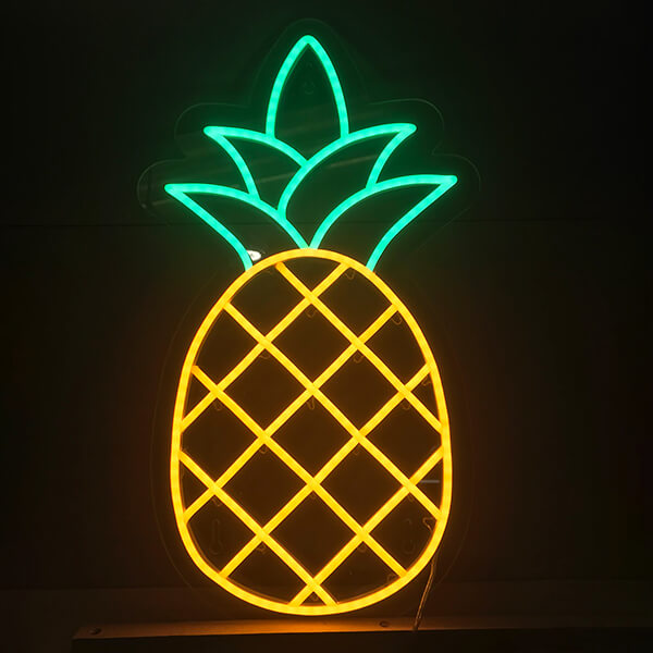 Pineapple neon sign