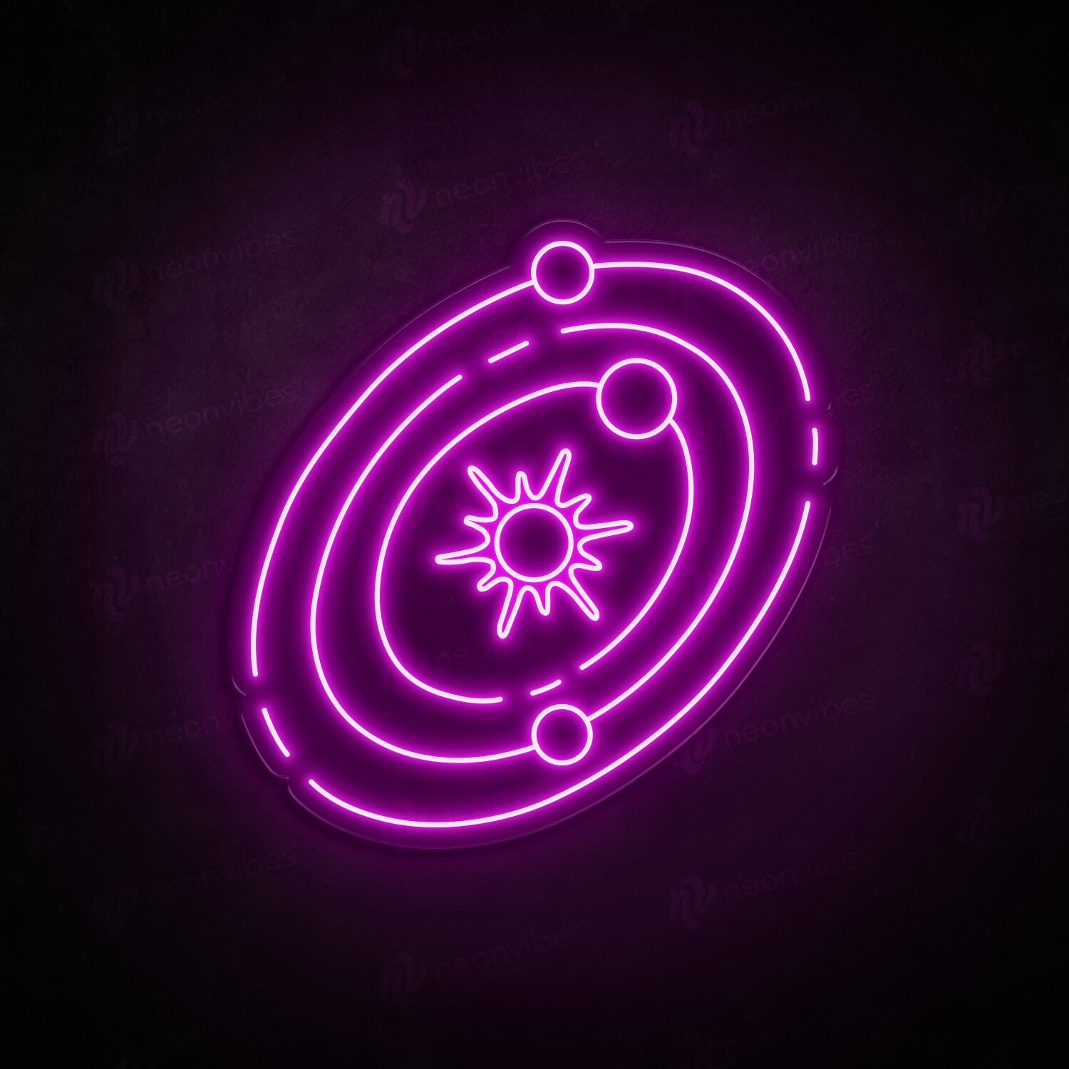 Solar Led Neon Sign Solar System LED Neon Sign - Neon Vibes® - Neon Vibes® neon signs