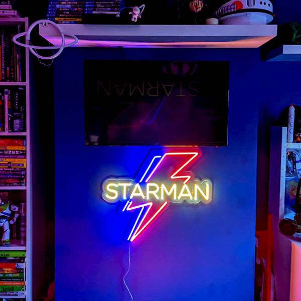Starman neon sign