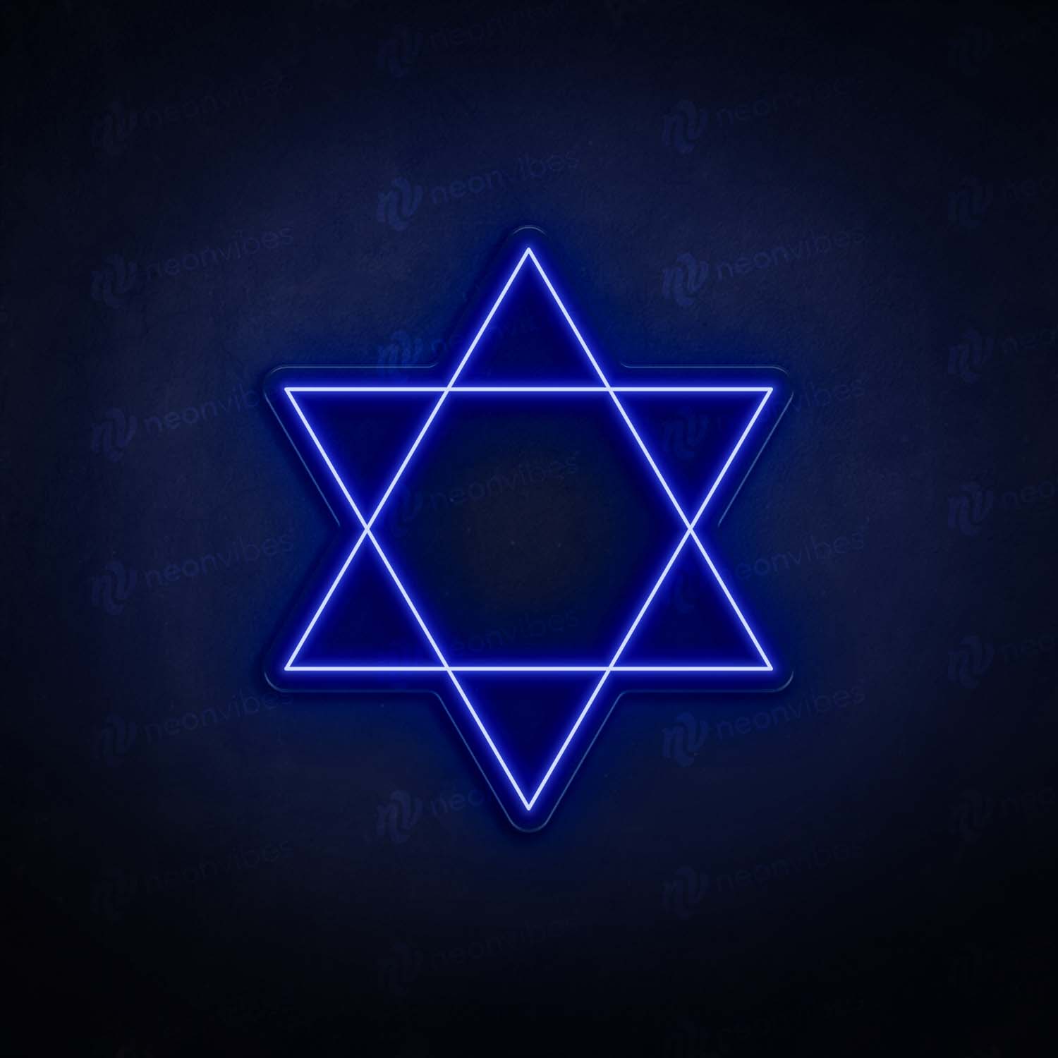 Star Of David neon sign