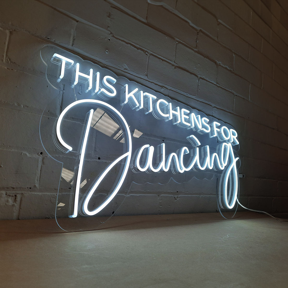 This Kitchen's For Dancing neon sign