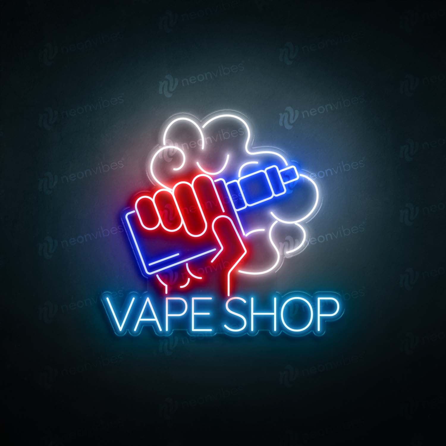 Vape Shop V3 neon sign