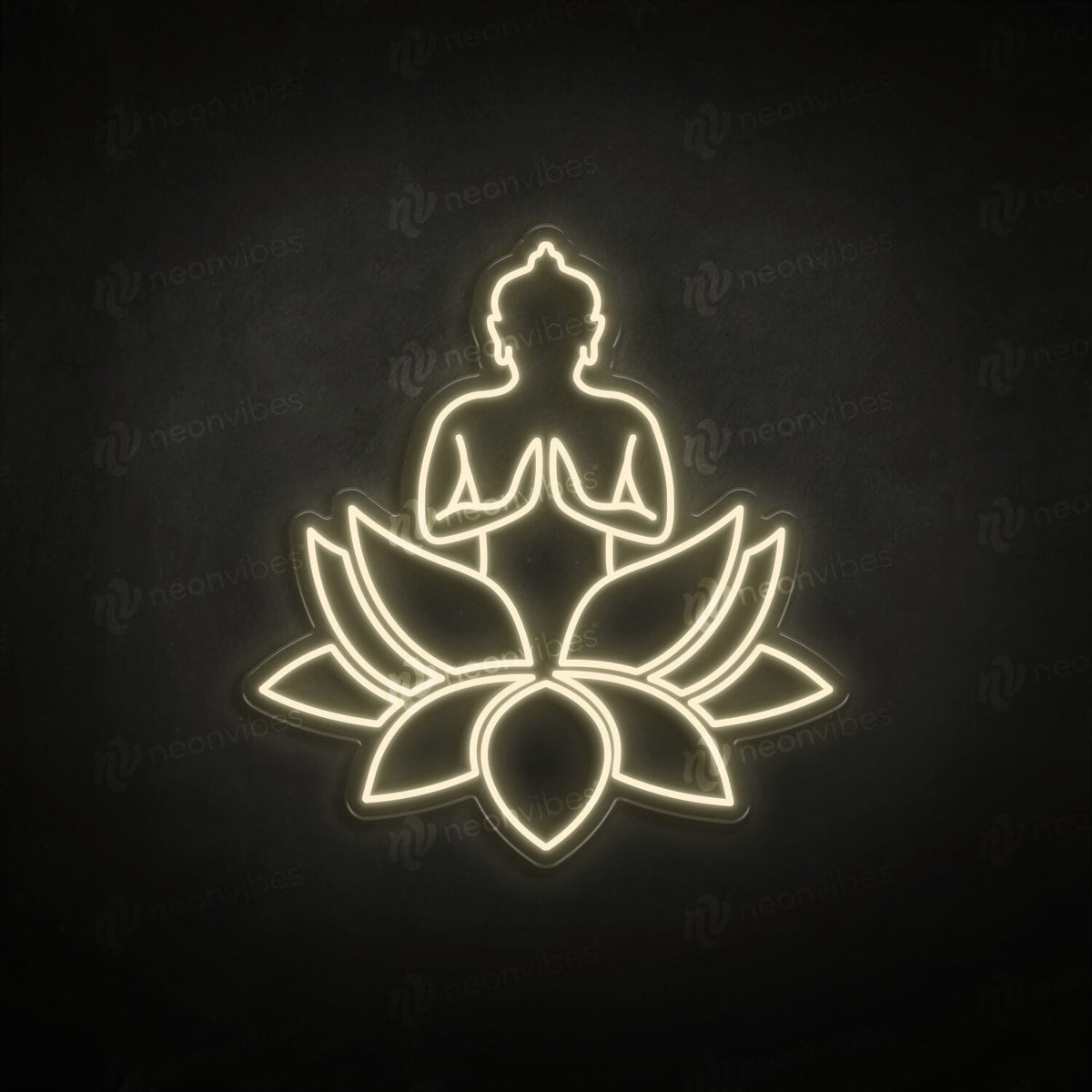 Buddha Lotus neon sign