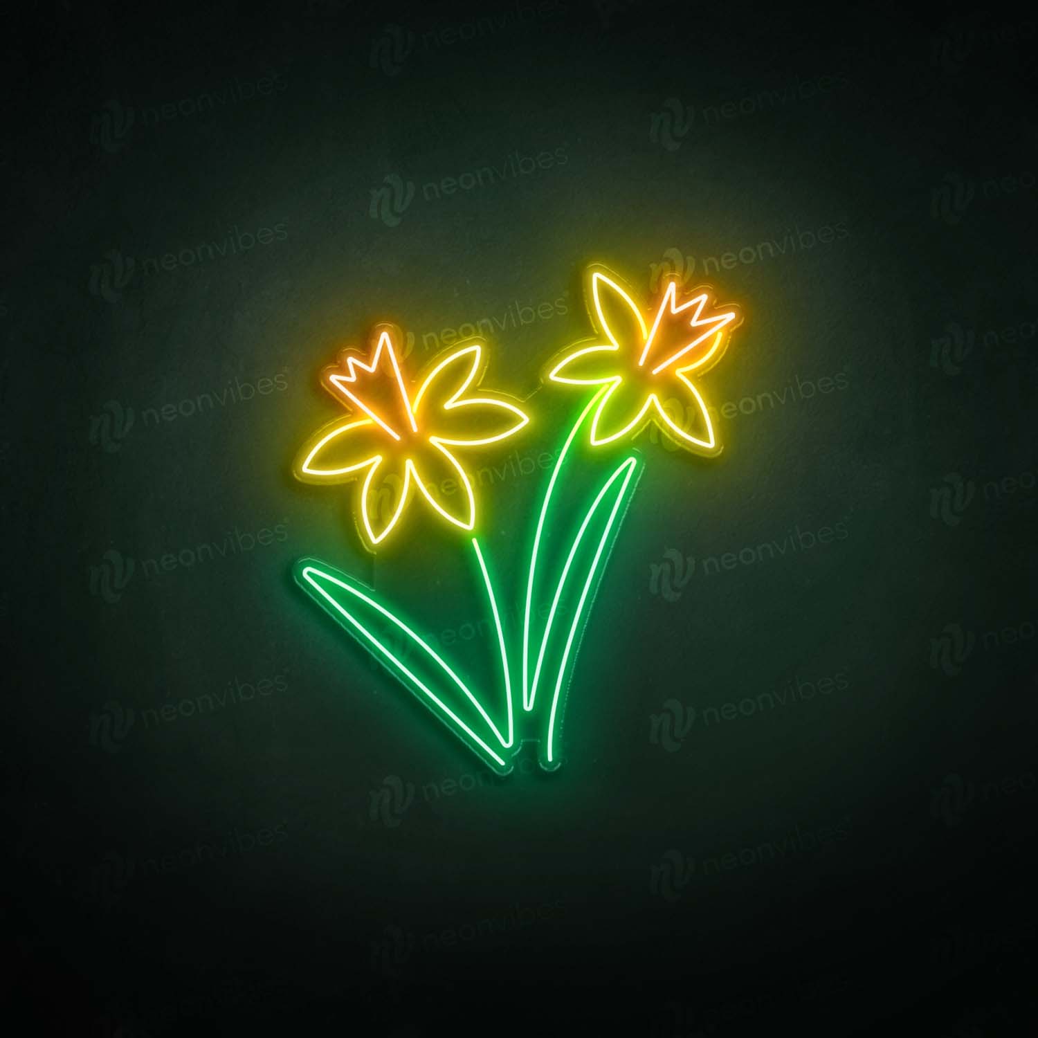 Daffodils neon sign