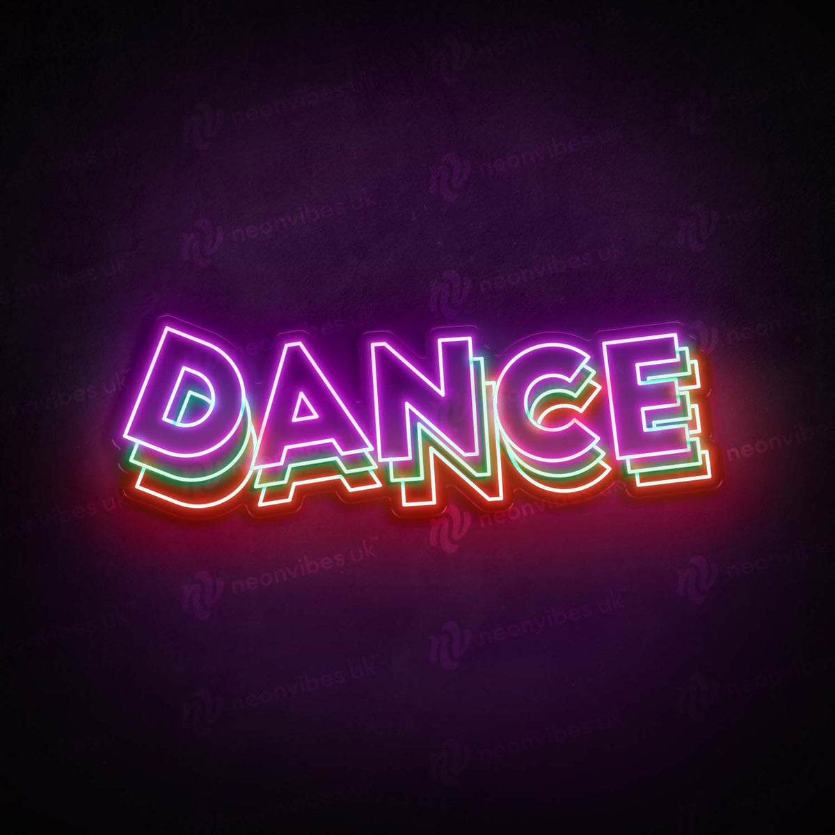 Dance neon sign