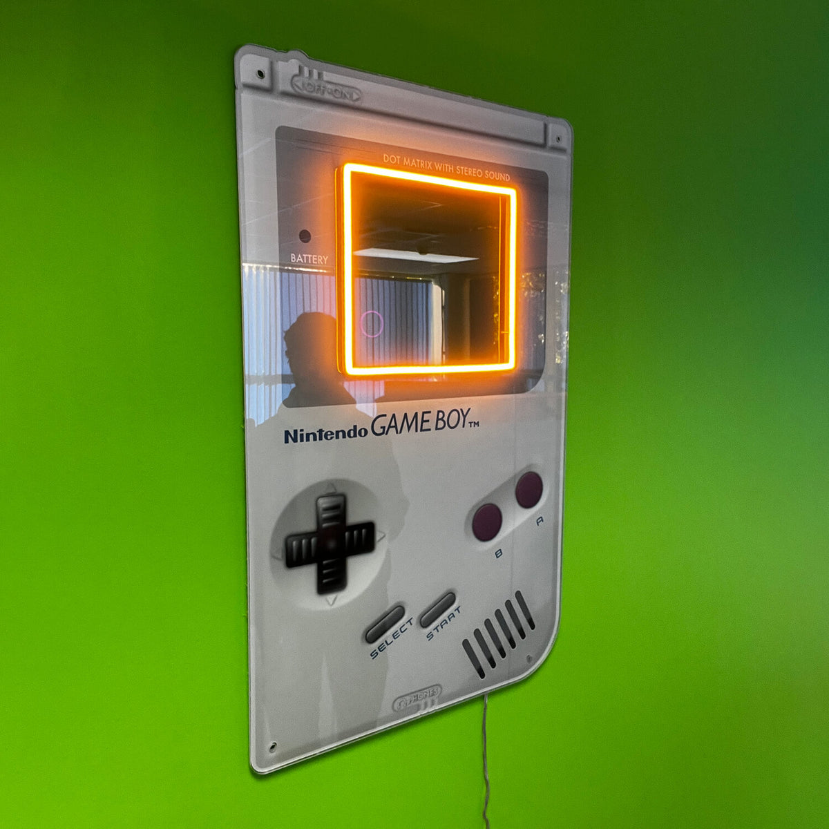 Gameboy neon sign