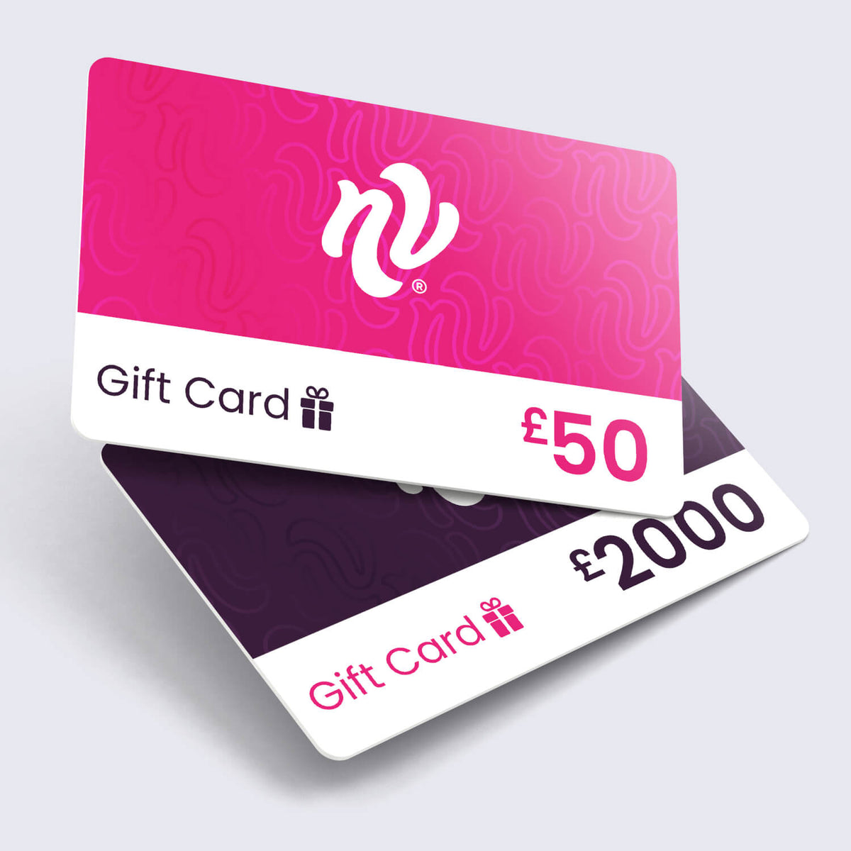 Gift card neon signs