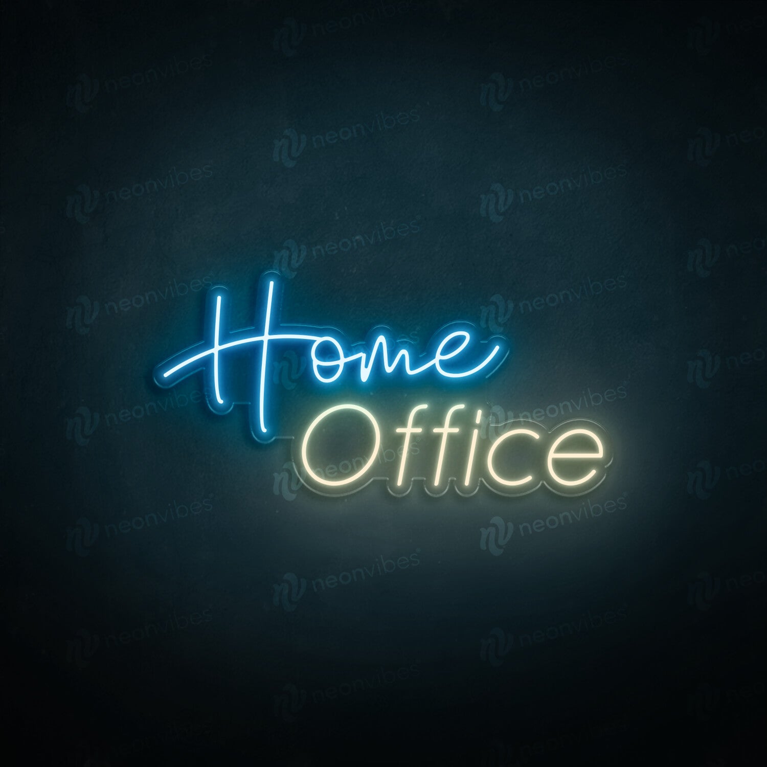 Home office neon sign
