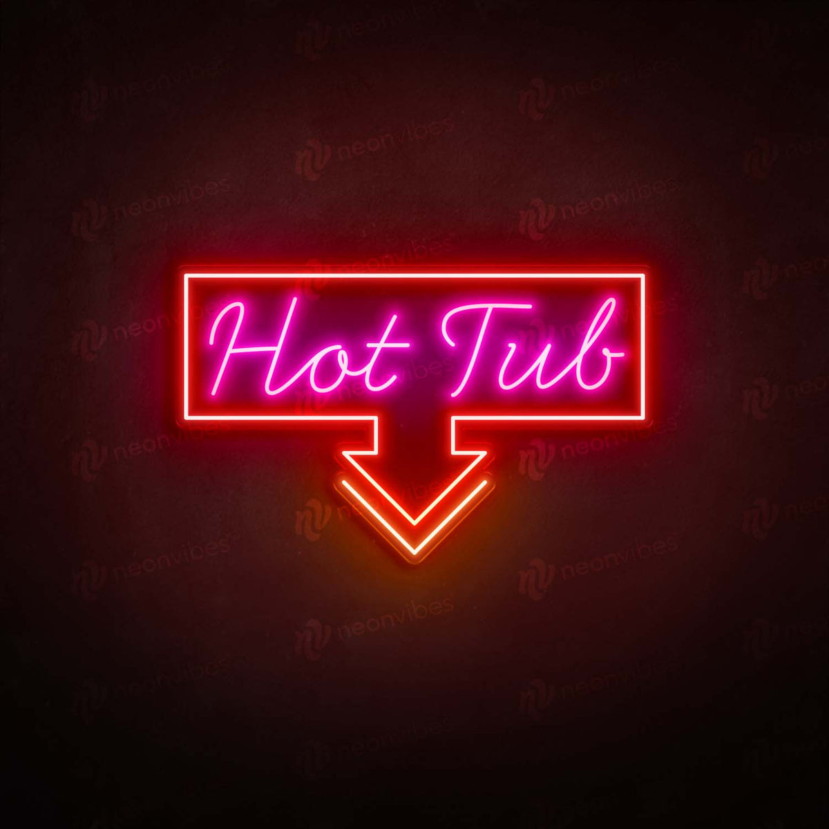Hot Tub neon sign - V2