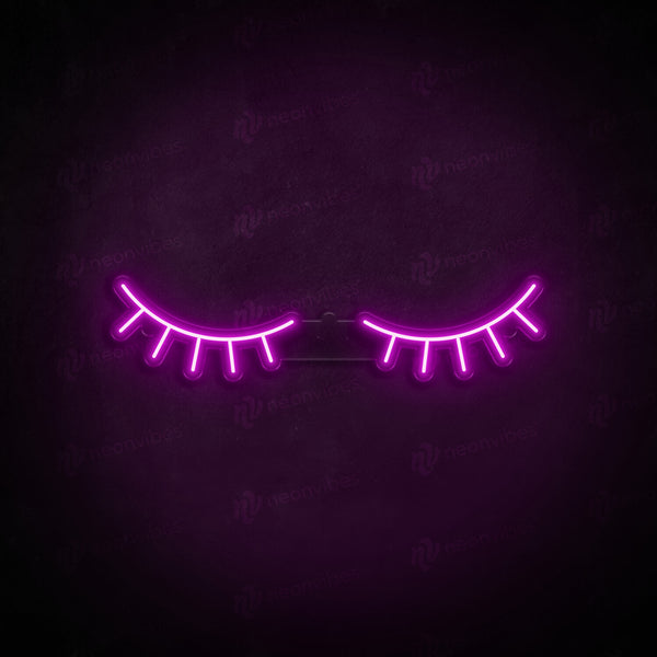 Lashes neon sign - Neon Vibes® neon signs